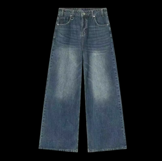 BAGGY DENIM {DARK BLUE}